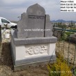 Ceyhan CNC İşlemeli Beyaz Mezar Taşı