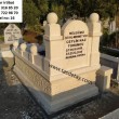 Desenli Mezar Taşı Adana-Ceyhan Mezarlığı