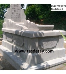 Rize Bazalt Mezar Taşı Modeli