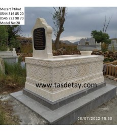 Doğal taş mezar taşı - Mermer mezar taşı Doğal taş mezar taşı - Mermer mezar taşı