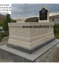 Doğal taş mezar taşı - Mermer mezar taşı Doğal taş mezar taşı - Mermer mezar taşı